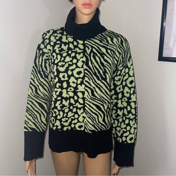 Zara Printed Knit Sweater - Picture 4 of 9